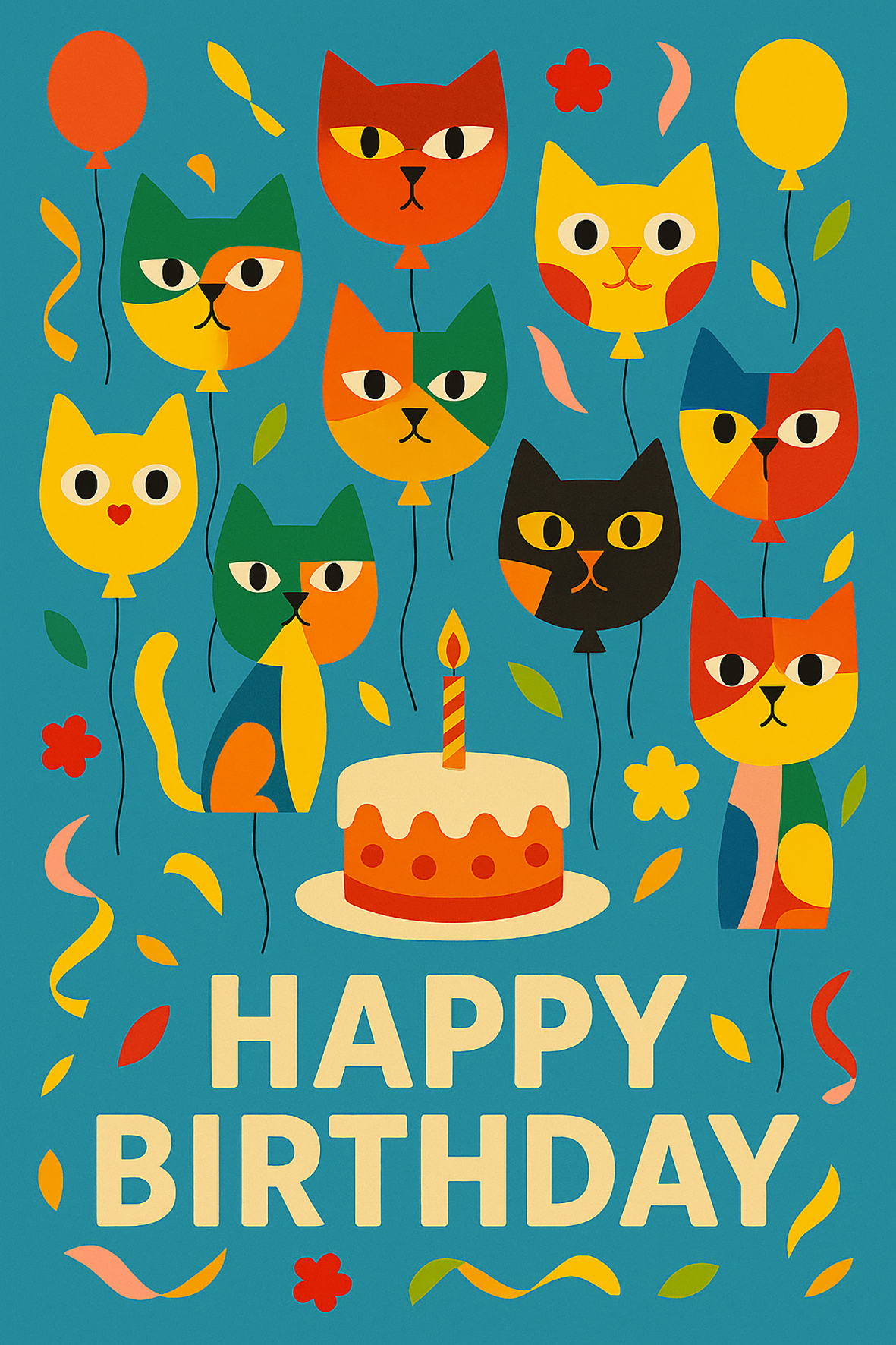 新年快樂2-藝術卡片-10x15