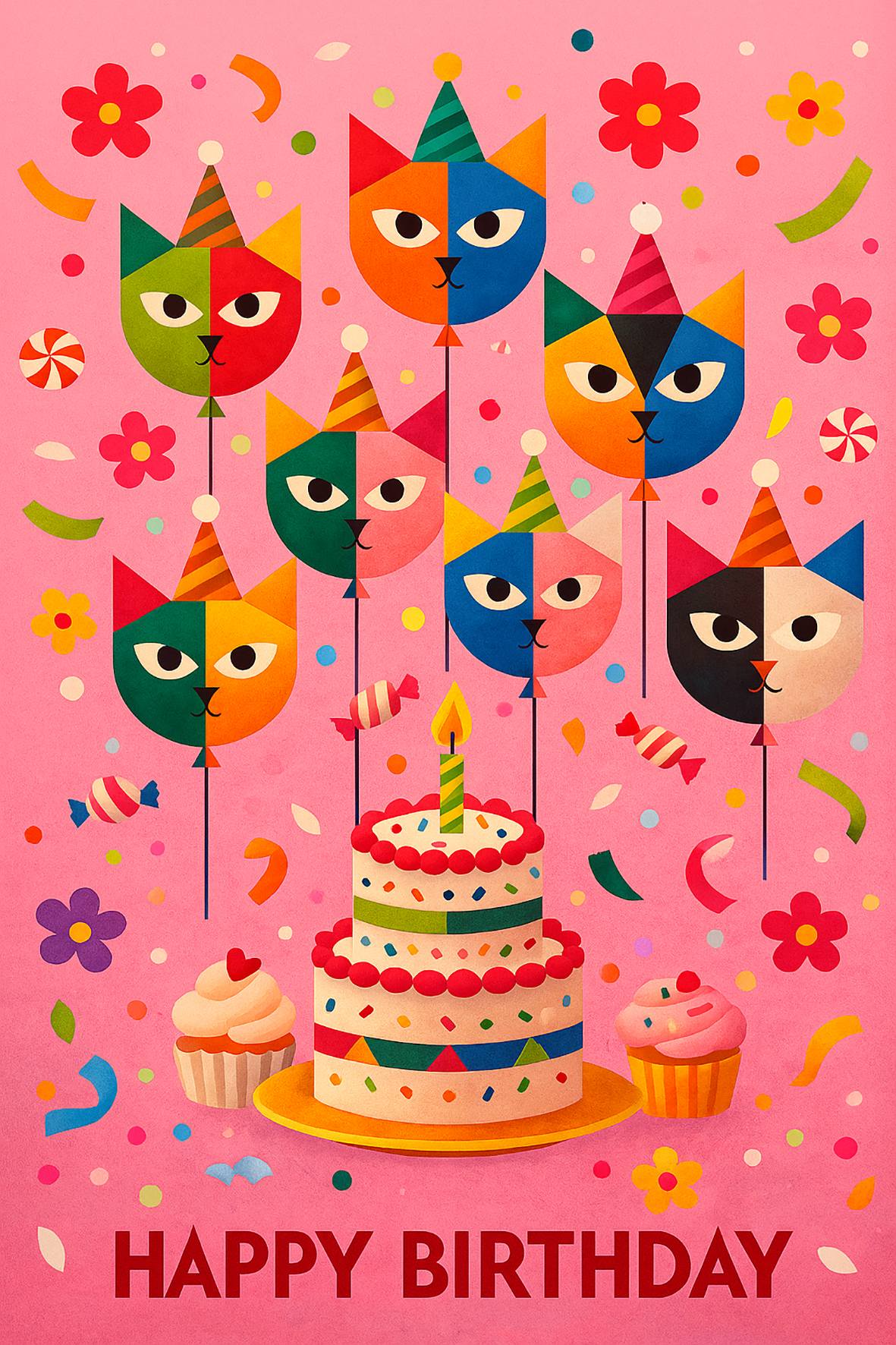 新年快樂3-藝術卡片-10x15